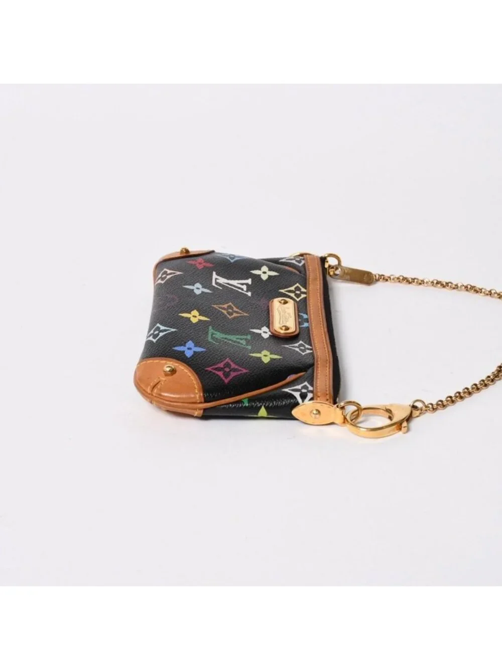 Louis Vuitton Pouch Pochette Mirror MM Monogram Multicolor Takashi Murakami
